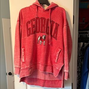 Pressbox Red Georgia Hoodie